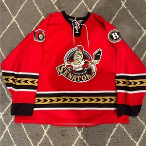 Binghamton Senators SP Hockey Jersey Size XL AHL Red Made in Canada No Name